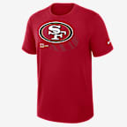 San Francisco 49ers Slub Men's Nike Dri-FIT NFL T-Shirt - Red