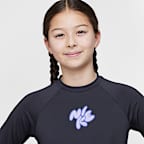 Nike Swim Big Kids' (Girls') Dri-FIT Long-Sleeve Hydroguard