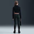 Nike Pro Big Kids' (Girls') Dri-FIT Leggings with Shine Accents