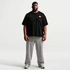 Haut en maille boxy à manches courtes Nike Life pour homme