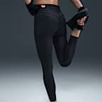 Nike Universa Women's High-Waisted 7/8 Floral Leggings with No Front Seam