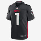 Michael Penix Jr. Atlanta Falcons Men's Nike NFL Game Football Jersey - Black