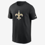 Nike Logo Essential (NFL New Orleans Saints) Men's T-Shirt - Black