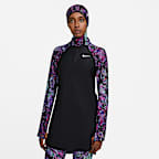 Nike Victory Essential Schwimm-Tunika mit durchgehendem Schutz für Damen