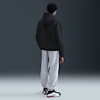 Nike Solo Swoosh Fleece-Kapuzenjacke mit durchgehendem Reißverschluss (Herren)