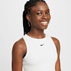 Camiseta de tirantes de tejido rib para niña Nike Sportswear