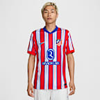 Atlético Madrid 2024/25 Stadium Home Men's Nike Dri-FIT Soccer Replica Jersey