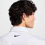 เสื้อโปโลกอล์ฟผู้ชายสีทึบ Dri-FIT Nike Tour