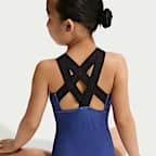 Nike Gymnastics Nike Pixel Swoosh Leotard