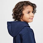 Sudadera con gorro sin cierre de tejido Fleece para preescolar Nike Sportswear Powder Play