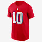 Drake Maye New England Patriots Men's Nike NFL T-Shirt - Red