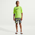 Nike Swim Hydroguard Essential Big Kids' (Boys') Dri-FIT UV Short Sleeve Top