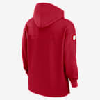 Sudadera con gorro sin cierre Nike Dri-FIT de la NFL para hombre San Francisco 49ers Sideline Jersey