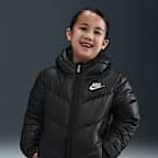 Chamarra acolchada All Day Play para niños talla pequeña Nike Sportswear