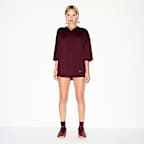 Playera oversized con cuello en V para mujer NikeSKIMS Airy