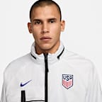 Chamarra de fútbol Nike Halo para hombre USMNT