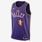 Jersey Nike Dri-FIT de la NBA Swingman para hombre Devin Booker Phoenix Suns 2024/25 City Edition - Morado campo