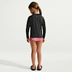 Playera de manga larga Dri-FIT UV para niña talla pequeña Nike Swim Hydroguard