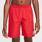 Shorts de vóleibol de 18 cm con forro de ropa interior para niño talla grande Nike Swim Breaker