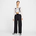 나이키 스포츠웨어 여성 타이트 그래픽 풀집 스웨터