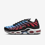 Nike Air Max Plus Women's Shoes - Black/University Blue/Light Crimson/Metallic Silver