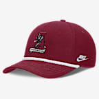 Alabama Legacy Basketball Rope Rise Men's Nike College Adjustable Hat - Team Crimson