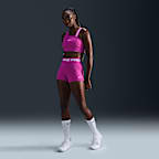 Nike Classic Swoosh Futura Sujetador deportivo de sujeción media con almohadilla - Mujer