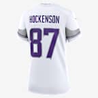 Jersey de fútbol americano para mujer Nike de la NFL Game T.J. Hockenson Minnesota Vikings