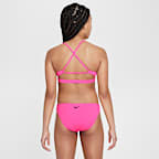 Conjunto de bikini con cordones para niña talla grande Nike Swim