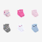 Nike Baby Swooshfetti Ankle Socks (6 Pairs)