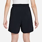 나이키 스포츠웨어 트렌드 주니어(여아) 하이웨이스트 우븐 쇼츠
