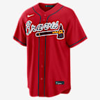 Austin Riley Atlanta Braves Men's Nike MLB Replica Jersey - Red