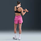 Shorts de correr Dri-FIT de tiro medio con forro de ropa interior para mujer Nike Tempo