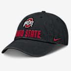 Ohio State Sideline Club Gameday Men's Nike College Adjustable Hat - Black