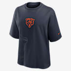 Chicago Bears Boxy Women's Nike NFL T-Shirt - Marine