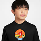 Nike Swim Hydroguard Older Kids' (Boys') Dri-FIT Short-Sleeve Top
