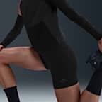 Shorts de correr Dri-FIT de tiro alto ajustados de 10 cm para mujer Nike Trail