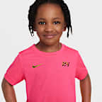 Nike Dri-FIT Kylian Mbappé Little Kids' ACD25 Short Sleeve Top and Shorts Set