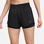 Nike Dri-FIT One 女款中腰 3" 二合一短褲