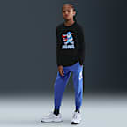 Playera de manga larga para niños grandes Nike Sportswear