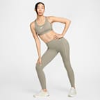 สปอร์ตบราผู้หญิงเสริมฟองน้ำ Nike Swoosh Medium Support