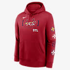 St. Louis Cardinals City Connect Club Men’s Nike MLB Pullover Hoodie - Red