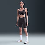 ナイキ ユニバーサ ウィメンズ ハイウエスト 21cm バイカーショートパンツ フロントシームなし