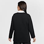 ナイキ スポーツウェア ウィメンズ オーバーサイズド ロングスリーブ ポロ