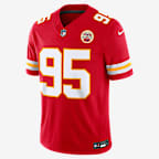 Chris Jones Kansas City Chiefs Men's Nike Dri-FIT NFL Limited Jersey - University Red