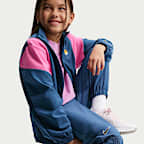 Kylian Mbappé Older Kids' Full-Zip Woven Football Tracksuit