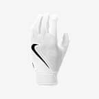 Guantes de bateo para softball Nike Hyperdiamond Select - Blanco