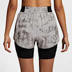 Nike Swift Women's Mid-Rise 2-In-1 Running Shorts With Reflective Design Accents