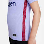 เสื้อแข่งฟุตบอลเด็กโต Nike Dri-FIT FC Barcelona 2021/22 Stadium Away