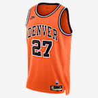 Jamal Murray Denver Nuggets Hardwood Classics Men's Dri-FIT Basketball Swingman Jersey - Brilliant Orange